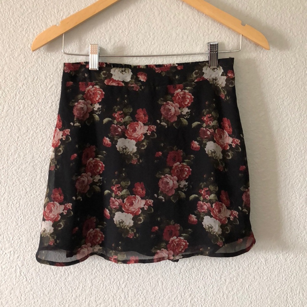 Tobi floral skirt